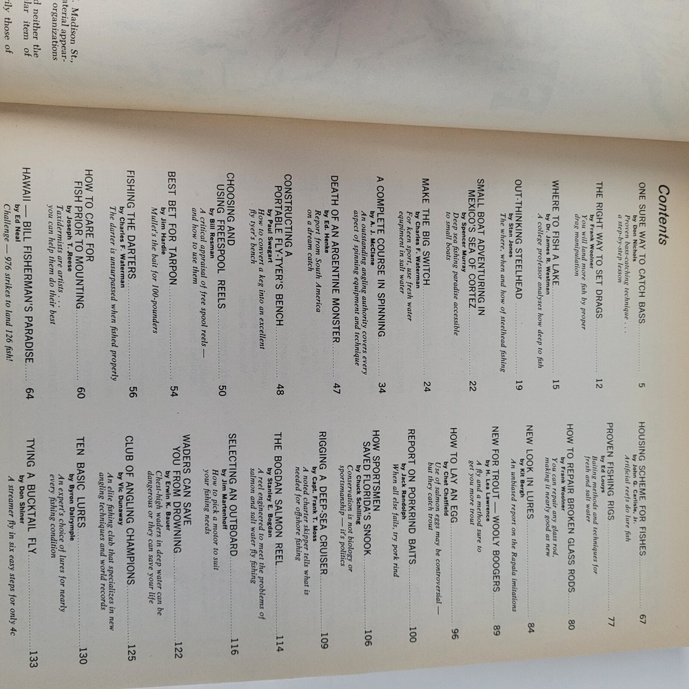 Sixth Anniversary De Luxe Edition FISHERMEN'S DIGEST edited by Tom McNally - Picture 5 of 5